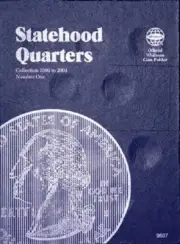 3 Whitman Coin Folder Set Collection For P&D Mint State Quarter No.1-3 1999-2009