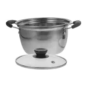Stock Pot with Strainer Induction Cookware Soup Steamer Cooking Pots