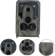Kisangel 12mp Outdoor Hunting Camera Night Vision for Wildlife Monitoring No Battery
