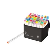 Art Pens & Markers Elosung Dual Tip Alcohol Marker Pen With High Capacity Ink For Professional Drawing And Colouring