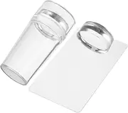 Baluue Nail Art Tools Set Nail Art Stamper Kit Silicone Head Scraper for Salon