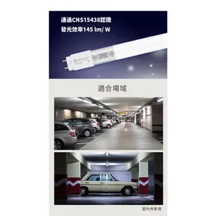 舞光 LED T8 4尺 微波感應燈管 20%待機型 全滅型 感應燈管