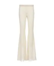 Dsquared2 High Waist Flared Pants IT40 White