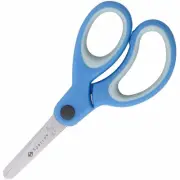 Sparco Scissors 5" Blunt Tip Easy Grip Handle Blue 39045