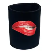 Biting Red Lips - Funny Novelty Stubby Holder