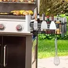 Griddle Spice Rack Paper Towel Holder Wall Mount Easy Install Tool Holder
