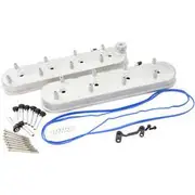 Aeroflow GM LS Factory Valve Covers Cast Tall Height Natural Cast - AF77-5019