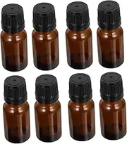 TOGEVAL 24Pcs Glass Essential Oil Bottles Refillable Perfume Storage Containers Makeup Bottles for Aromatherapy and Travel Leak and Durable Design
