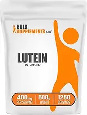 BulkSupplements.com Lutein 20mg 5% Powder - Eye Vitamins - Vision Supplements - Eye Vision Supplement - Vegan Lutein (500 Grams - 1.1 lbs)