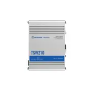Teltonika TSW210 Industrial Ethernet Switch, 2x SFP Ports, 8x Gigabit Ethernet Ports with speeds of up to 1000 Mbps, DIN Rail, PSU excluded