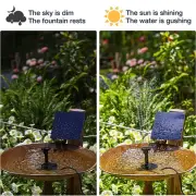 Solar Panel Water Pump With Nozzle Kit 5W Solar Fountain Pump 380L/H Solar JY