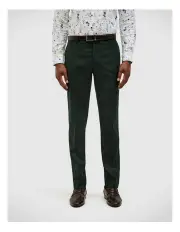 [Politix] Windowpane Check Tailored Pant in Forest