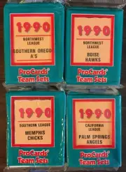 1990 ProCards SOUTHERN OREGON A's Minor League Complete Team Set B2018415