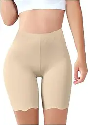 Lainuyoah Short Leggings For Women Anti Chafing Soft Boy Shorts for Under Dresses High Waisted Workout Comfortable Underwear
