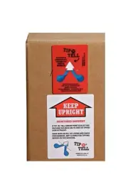 TIP N TELL TIP-100 Damage Indicating Label,Tilt,PK100 49K930. RC