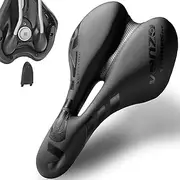 [Venzo] Comfortable Bike Bicycle Saddle Seat - for MTB, Road, Exercise, Trekking, Folding, Hybrid & Cruiser Bikes - XC Saddle Seat