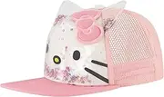 [Concept One] Hello Kitty Trucker Hat, Adult Baseball Cap with Curved Brim, Pink, One Size, Pink