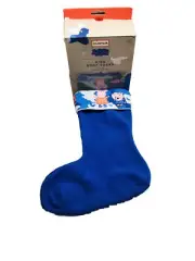 Hunter Peppa Pig Kids Boot Stock.(Only 1 Sock) Size Large