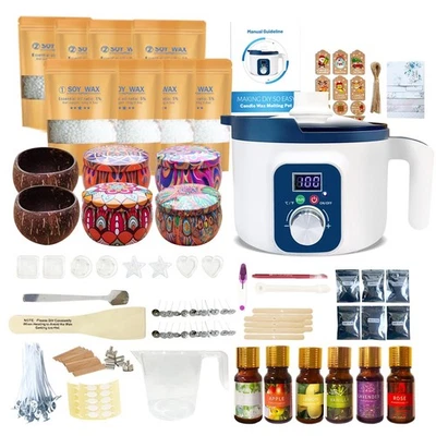 Candle Making Kit with Digital Wax Meter for Adults, DIY Wax Melts Kit Profes...