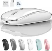 2.4G USB C Receiver Wireless Mouse for Computer Chromebook for Microsoft Laptop