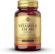 Solgar Vitamin E - Natural Source - 134 mg (200 IU) - Antioxidant - Immune System - d-Alpha Tocopherol - 50 Softgels