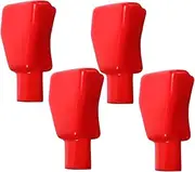 HORIALENCE 4pcs Battery Terminal Caps Insulating Protector Covers Durable Negative Battery Cover Kit for Cars Rvs and Applications Quick and Easy Installation Comprehensive Protection