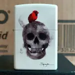 【現貨】美國 ZIPPO 打火機 正品 火焰藝術家 SPAZUK  骷髏與鳥 (型號.29644)