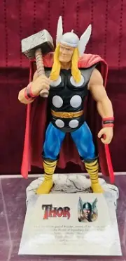 THOR 1:12 Scale (7.5") Metal Statue Corgi Marvel Heroes Limited Edition 37/2500