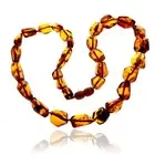 Genuine Baltic Amber Faceted Type Luxurious Necklace - NE0205