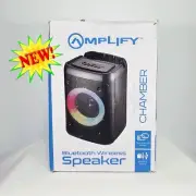 Portable Wireless Bluetooth Speaker LED Light Party Mic Rechargeable Karaoke FM