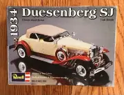 REVELL 1934 DUESENBERB SJ 1/48 Hobby Kit# H-1268 (missing one chrome wheel)