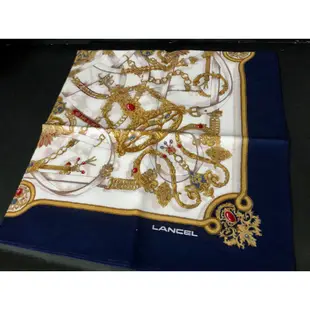220728 英國名牌經典絕版品 Burberry Celine Lancel 范倫鐵諾 皮爾帕門 手帕 領巾 絲巾