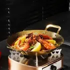 Korean Ramen Pot Instant Noodle Pot Snack Plates Double Handle Seafood Troop Pot