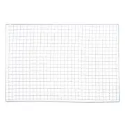 Square BBQ Grill Net 15.7"x23.6" Galvanized Iron Barbecue Mesh Mat