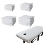 10 Pieces Fitted Massage Table Sheets Beauty Bed Cover for SPA Salon Hotel