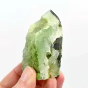 2.6in 124g Botryoidal Prehnite Epidote Crystal Tower, Namibia
