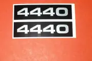 Custom Silver 4440 Model # Decal for 40 Series JOHN DEERE Pedal Tractor JP57