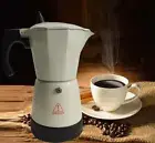 6 Cup Electric Espresso Latte Coffee Maker Italian Percolator Mocha Moka Pot