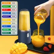 Double Cup Multifunction Usb Fruit Juicer Blender Portable Electric Smoothie New