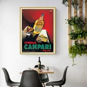 Cordial Campari Liquor Poster Wall Art
