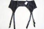 CITY CHIC Plus Size M / 18 Maudie Garter Suspender Belt Black Sexy Lingerie