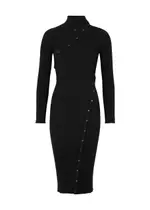 Courrèges Ribbed-knit Dress - Black - M (UK12 / M) M (UK12 / M)