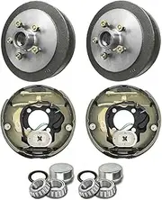 Pair Trailer 10 inch Electric Brake Kit Hub Drum With SL Bearings Suits 5 Stud HT Holden
