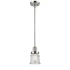 Innovations SM Canton 10" LED Mini Pendant, Nickel/Seed Bell - 201S-PN-G184S-LED