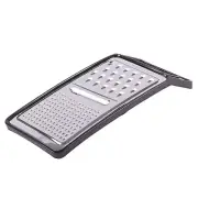 1x 24cm x 10.5cm 3-in-1 Stainless Steel Flat Grater Hand Kitchen Cheese Zester