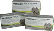 Super Sculpey Sculpting Compound Extra-Firm Gray Oven-Bake Clay - Shatter and Chip Resistant - 1 Lb Pack of 3