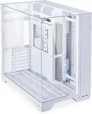Lian Li O11 Vision -Three Sided Tempered Glass Panels - Dual-Chamber ATX Mid Tower - Up to 2 x 360mm Radiators - Removable Motherboard Tray for PC Building - Up to 455mm Large GPUs (O11VW.US)