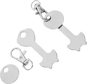 [Minkissy] 2 Sets Portable Shopping Trolley Tokens Key Ring Keychains Durable Trolley Token Key Easy to Use with Keychain Practical for Grocery Carts and Daily Life
