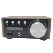 DC 9V-24V 80W+80W Bluetooth 5.0 Class D Stereo HiFi Mini Audio Amplifier ww