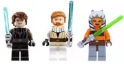 LEGO Star Wars Anakin Skywalker Obi-Wan Kenobi Ahsoka Tano Minifigure Jedi Clone